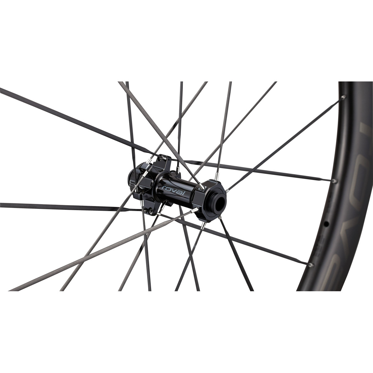 Roval Rapide CLX III Carbon Front Wheel | Satin Carbon - Gloss